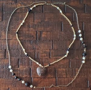 Forever 21 drop necklace.